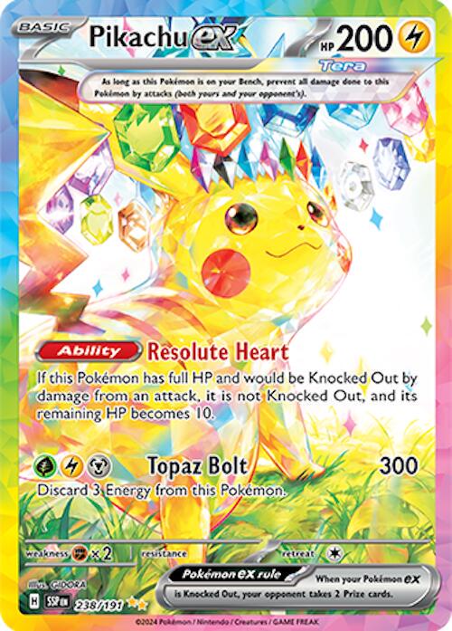 Pikachu ex - 238/191 - Special illustration Rare