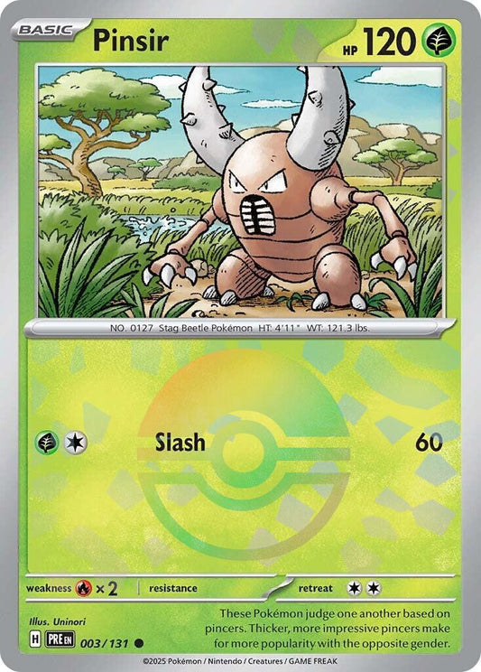 Pinsir - 003/131 - Pokeball Holo