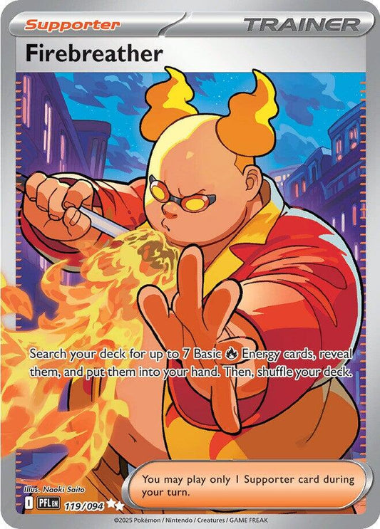 Firebreather - 119/094 - Full art ultra rare