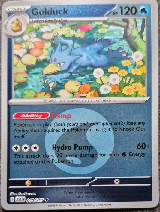 Golduck - 040/217 - Uncommon Reverse Energy Symbol