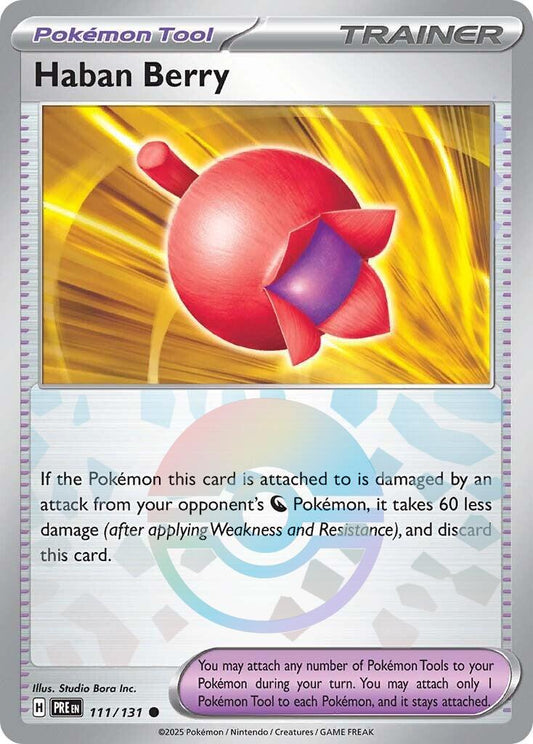 Haban Berry - 111/1331 - Pokeball holo