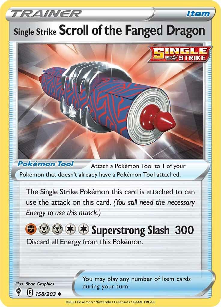 Scroll of the Fanged Dragon Single Strike - 158/203 - uncommon