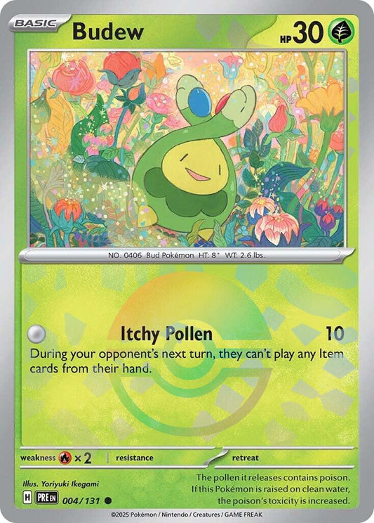 Budew - 004/131 - Common Reverse Pokéball