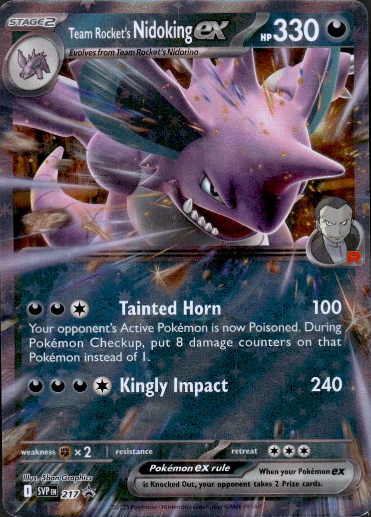 Team Rocket´s Nidoking ex - SVP217 - Promo