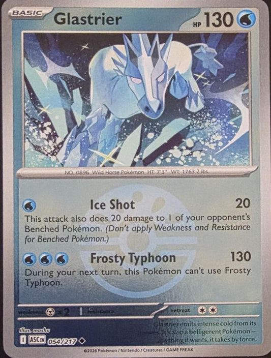 Glastrier - 054/217 - Friend Ball Reverse Uncommon
