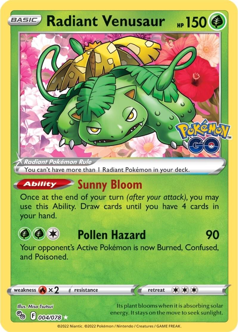 Radiant Venusaur - 004/078 - Ultra Rare