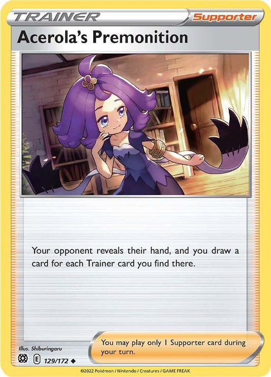 Acerola´s Premonition - 129/172 - Uncommon