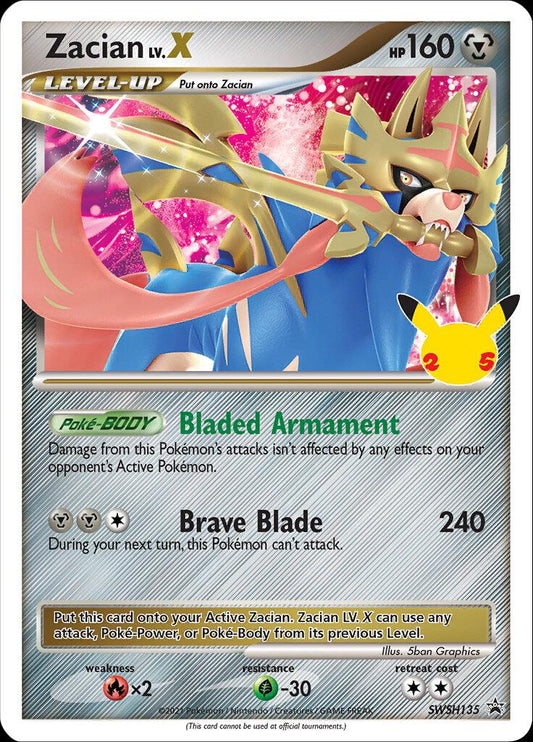 Zacian LvX - SWSH135 - Promo