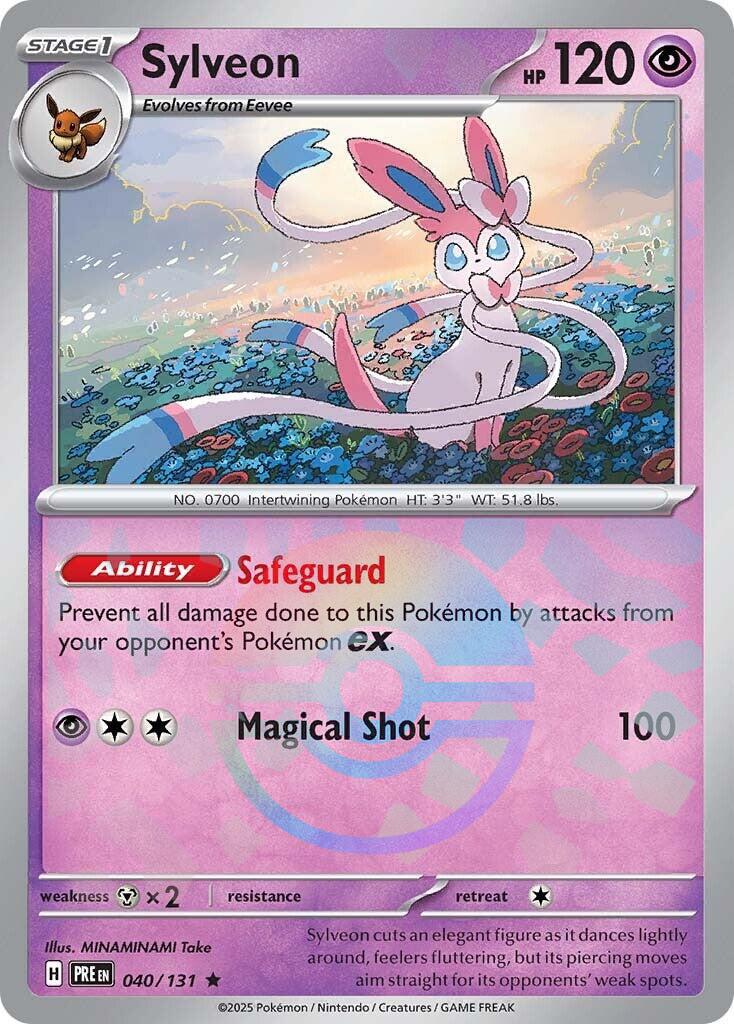 Sylveon - 040/131 - Rare Reverse Pokéball
