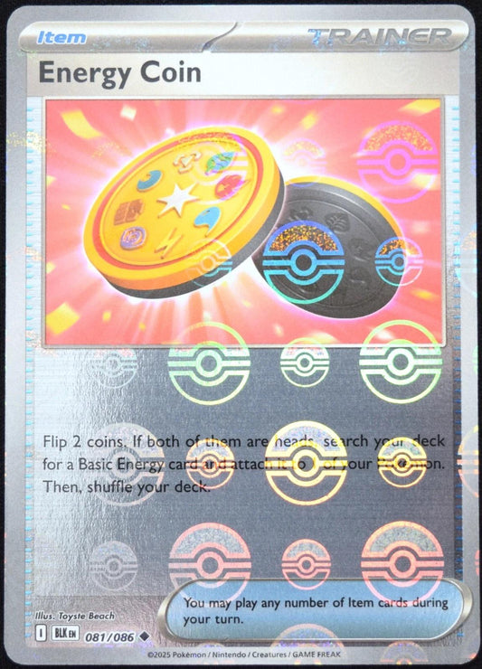 Energy Coin - 081/086 - pokeball uncommon