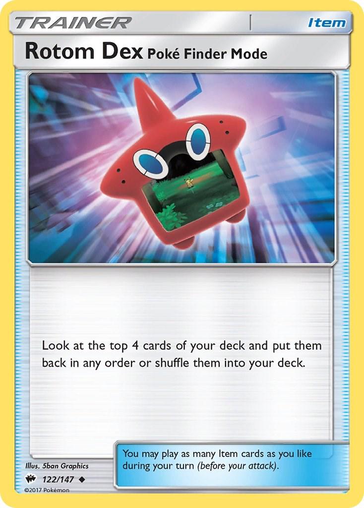 Rotom Dex Poké Finder Mode - 122/147 - uncommon