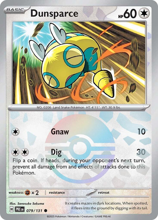 Dunsparce - 079/131 - Pokeball Holo
