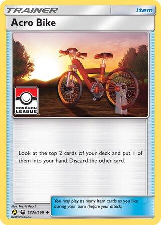 Acro Bike - 123a/168 - uncommon reverse league promo