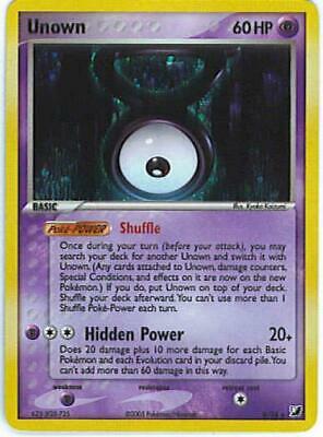 Unown  V/28 - Holo Rare