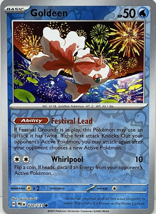 Goldeen - 020/131 -  Common Reverse holo