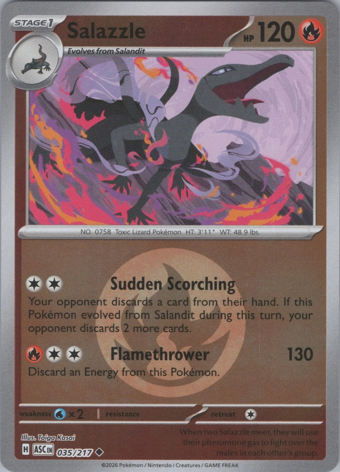 Salazzle - 035/217 - Uncommon reverse Energy symbol