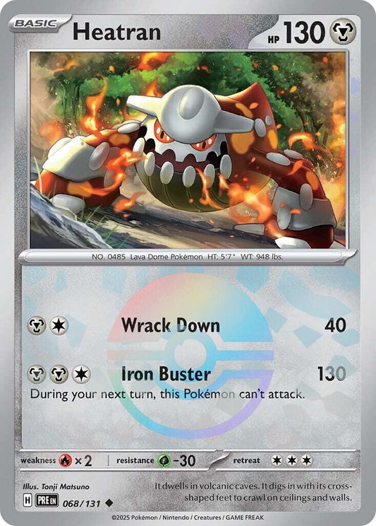 Heatran - 068/131 - Pokeball Holo