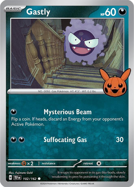 Gastly - 102/162 - Common Trick Or Trade