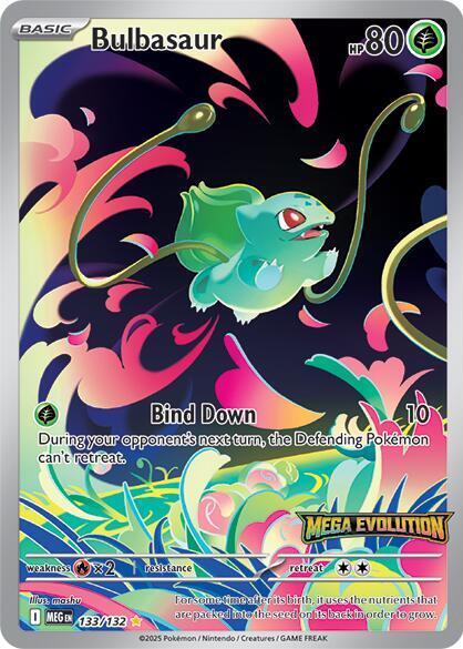 Bulbasaur - 133/132 - Special Illustration rare - Boxtopper stamp