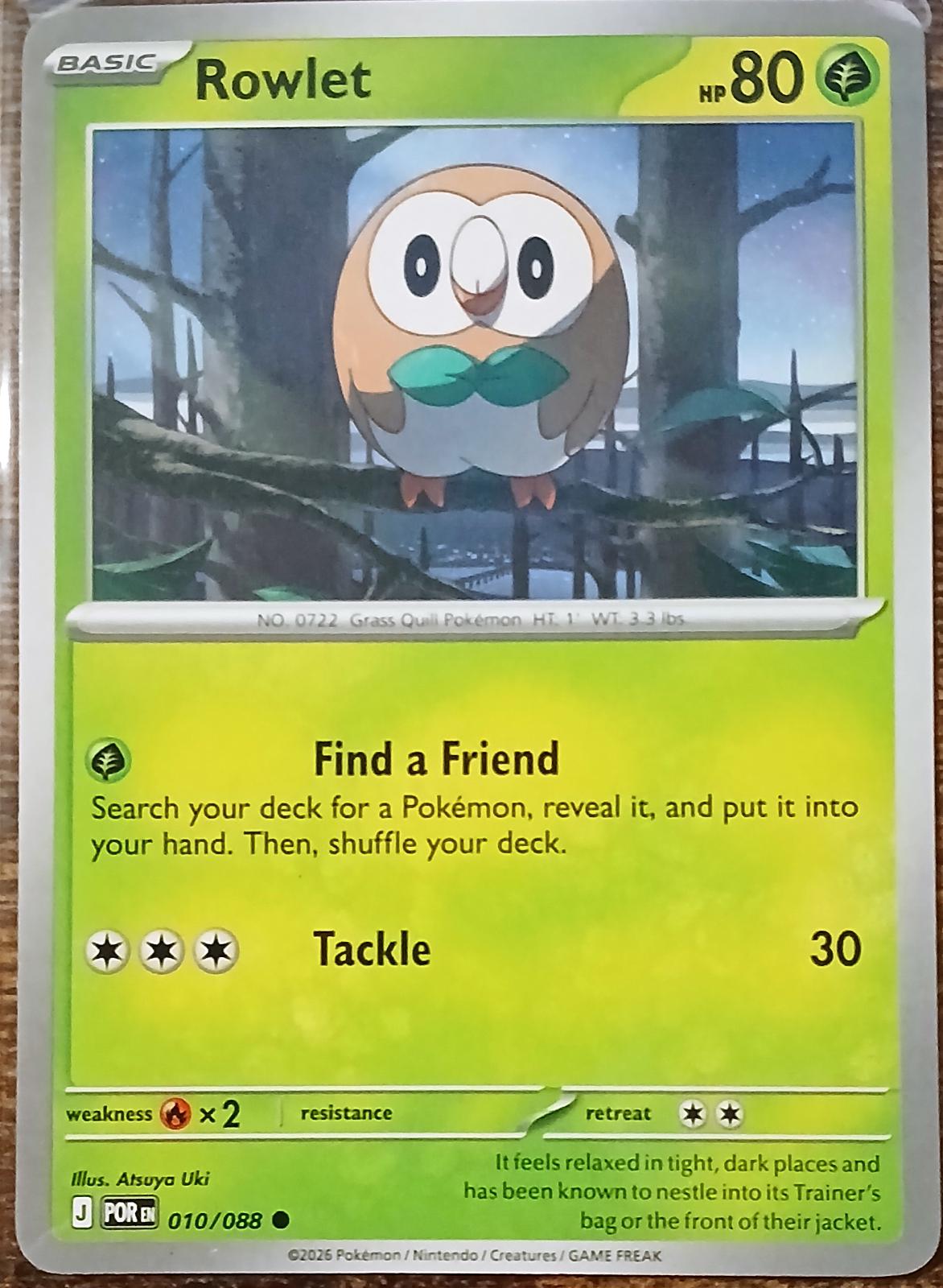 Rowlet - 010/088 - Common