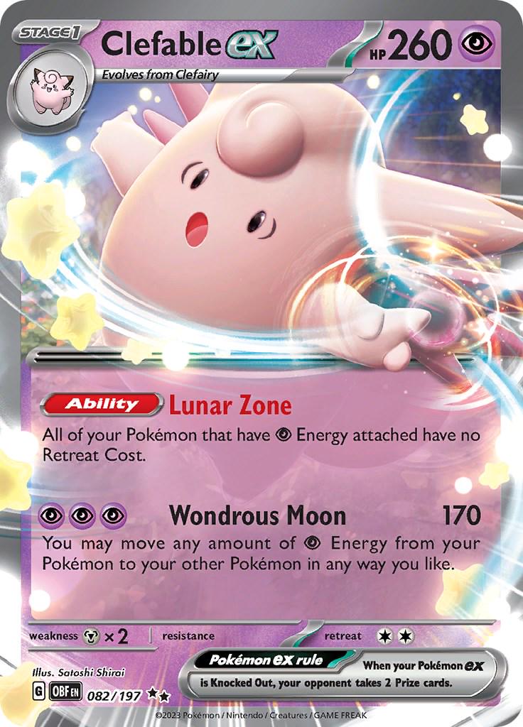 Clefable ex - 082/197 - Ultra Rare
