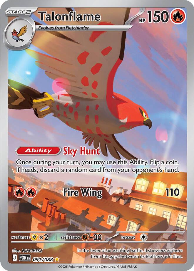 Talonflame - 091/088 - Illustration Rare