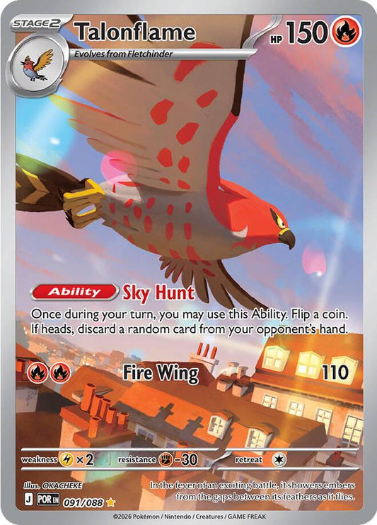 Talonflame - 091/088 - Illustration Rare