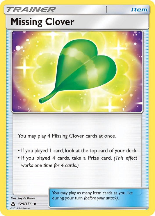 Missing Clover - 129/156 - uncommon