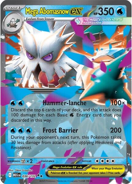Mega Abomasnow ex - 036/132 - Ultra Rare
