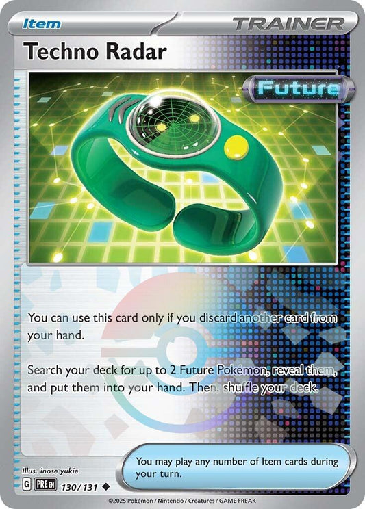 Techno Radar - 130/131 - Pokeball holo