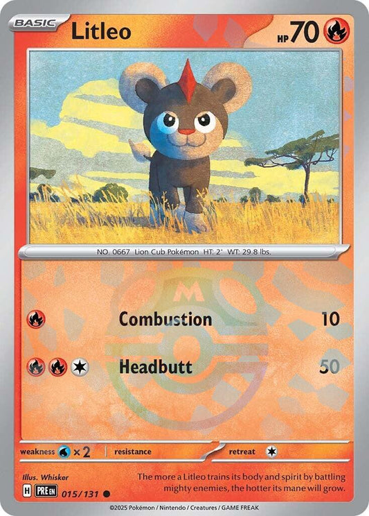Litleo - 015/131 - Masterball Holo
