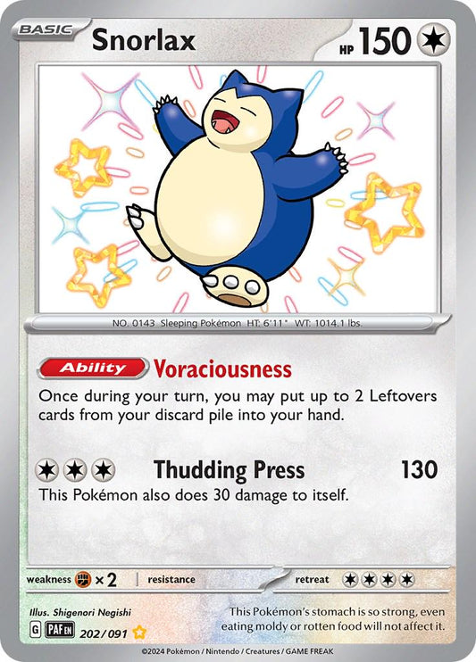 Snorlax - 202/091 - Ultra Rare Shiny