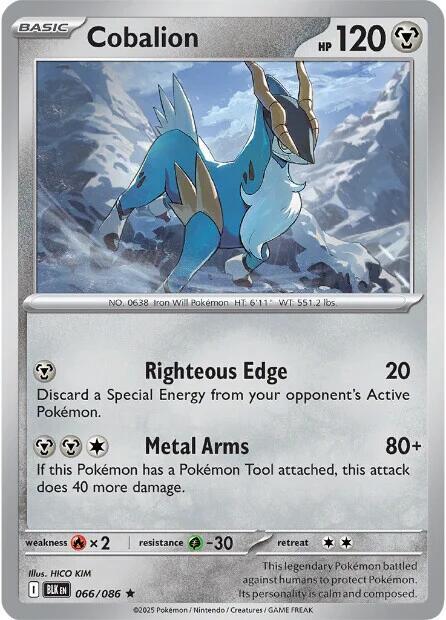 Cobalion - 066/086 - Holo Rare