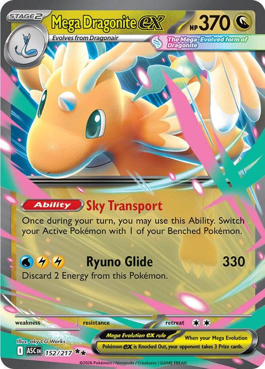 Mega Dragonite ex - 152/217 - Ultra Rare