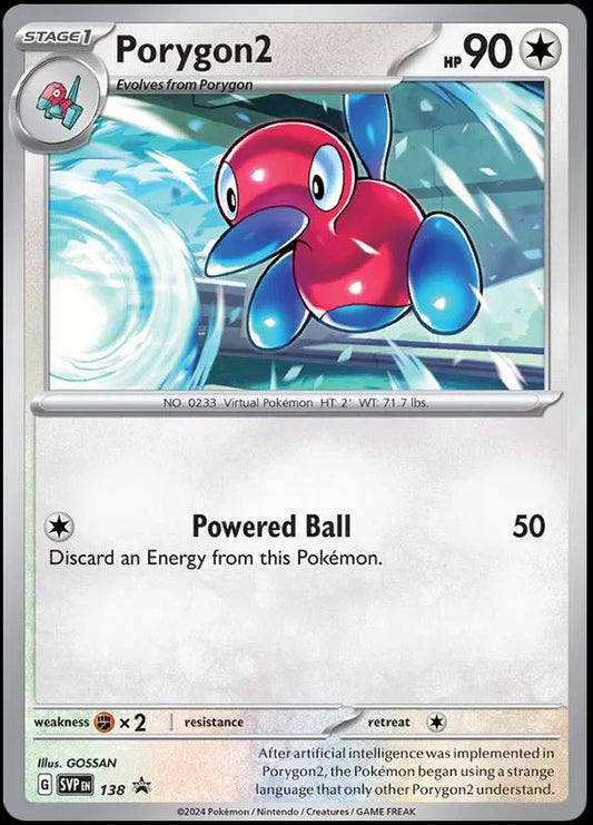 Porygon2 - SVP138 - Holo promo