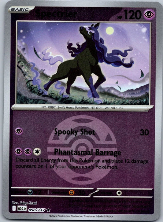 Spectrier - 098/217 - Rare Reverse Dusk Ball