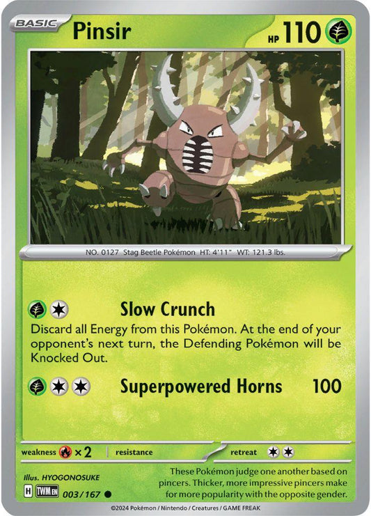 Pinsir - 003/167 - Common