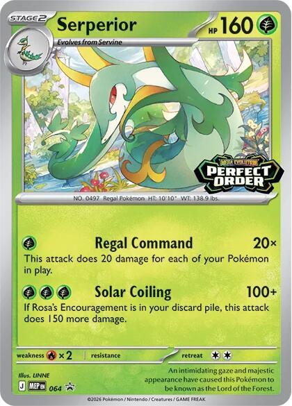 Serperior - MEP064 - Prerelease promo holo