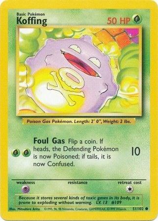 Koffing - 51/102 - Common