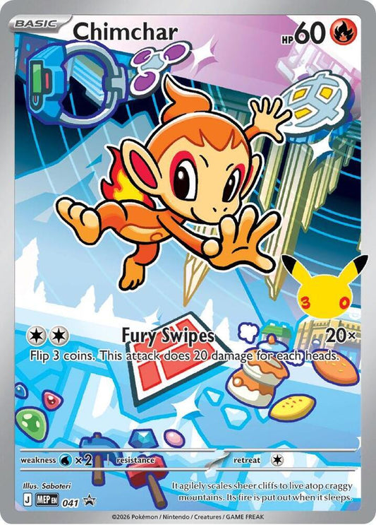 Chimchar - MEP041 - Full art Promo