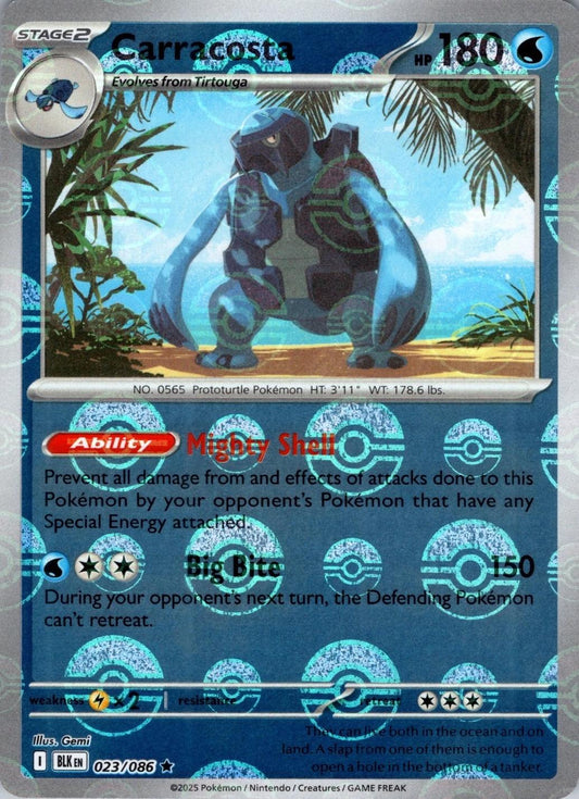 Carracosta - 023/086 - Pokeball Holo