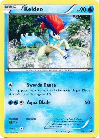 Keldeo - BW60 - Holo Promo Dañada