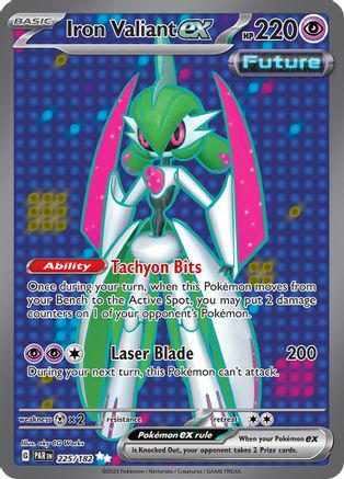 Iron Valiant ex - 225/182 - Full art ultra rare