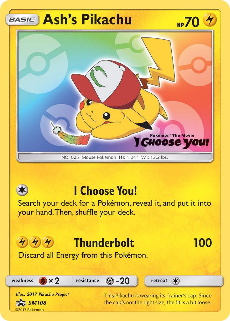 Ash´s Pikachu - SM108 - promo