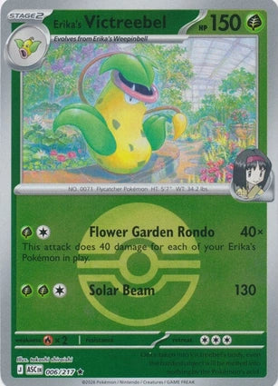 Erika´s Victreebel - 006/217 - Rare Reverse Pokeball