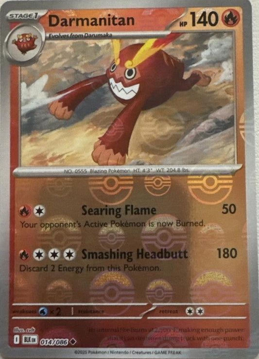 Darmanitan - 014/086 - Pokeball Holo