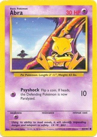 Abra - 43/102 - Common