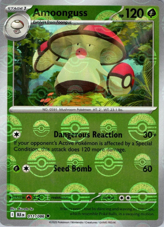 Amoonguss - 011/086 - Uncommon reverse Pokéball