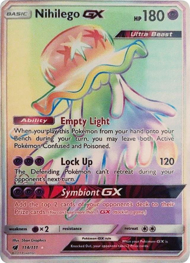 Nihilego GX - 114/111 - Hyper Rare