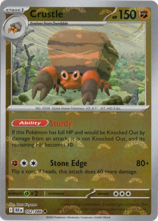 Crustle - 052/086 - Uncommon reverse Pokéball